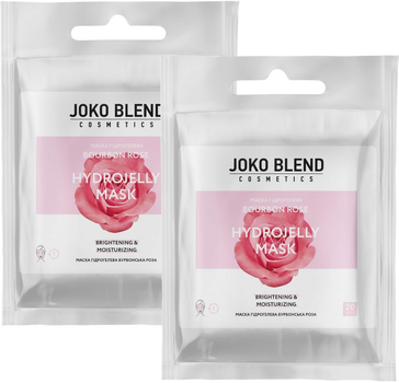 Комплект масок для лица Joko Blend Bourbon Rose Гидрогелевая 20 г х 2 шт (4823109409729)