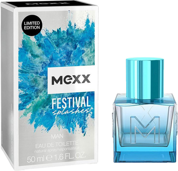 Туалетна вода для чоловіків Mexx Festival Splashes 50 мл (3614228074896)