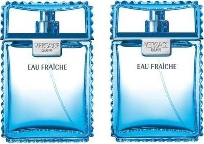 Подарунковий набір для чоловіків Versace Man Eau Fraiche Туалетна вода 2 x 30 мл (8018365500228)