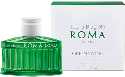 Woda toaletowa męska Laura Biagiotti Roma Uomo Green Swing 125 ml (8058045433736)