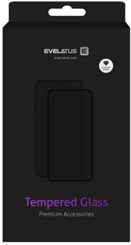 Szkło ochronne Evelatus 3D Full Cover Corning Gorilla Glass Anti-Static 10X Stronger do Apple iPhone 12/12 Pro Black (EVEAPP12CG5X)