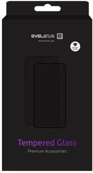 Захисне скло Evelatus 3D Full Cover Corning Gorilla Glass Anti-Static 5X Strong для Apple iPhone 15 Pro Black (EVECG15PROYASE)