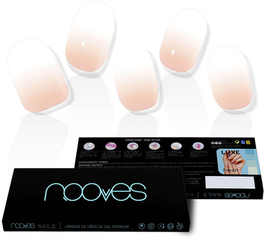 Гель-плівка для нігтів Nooves Laminas Nude Baby Boomer Premium Luxe Gradient 20 шт (8436613950395)