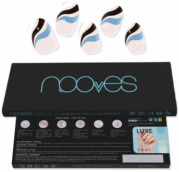 Гель-плівка для нігтів Nooves Laminas Premium Glam Flowing Stream 20 шт (8436613950326)