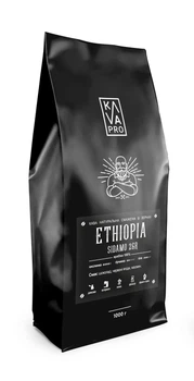 Кофе зерновой Ethiopia Sіdamo 2GR KAVAPRO моносорт 1 кг
