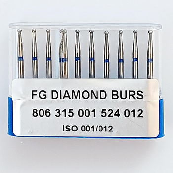 Бор алмазний FG турбінний наконечник упаковка 10 шт UMG 1,2 мм КУЛЬКА 806.315.001.524.012