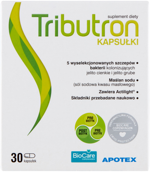 Probiotyk Aurovitas Pharma Tributron 30 caps (5902020661610)