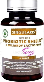 Probiotyk Singularis Singularis Shield 2 mld Lactospore 60 caps (5903263262602)