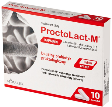 Suplement diety Miralex ProctoLact M 10 caps (5906761200626)