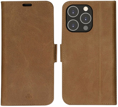 Etui z klapką Dbramante1928 Copenhagen do Apple iPhone 14 Pro Max Brown (5711428015808)