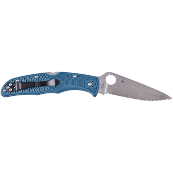 Ніж Spyderco Endura 4 Lightweight K390 Serrated Blue (C10FSK390)