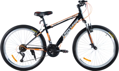 Велосипед Crossride Shark ST МТВ 26" 17" 2023 Черно-оранжевый (0173-170-П)