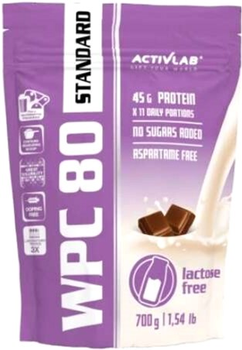 Протеїновий коктейль Activlab WPC 80 Standard Шоколад 700 г (5907368826288)