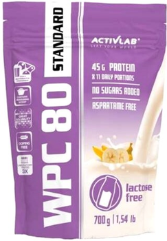Протеїновий коктейль Activlab WPC 80 Standard Банан 700 г (5907368826295)