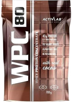 Протеїновий коктейль Activlab WPC 80 Standard Шоколад/злива 700 г (5907368888491)