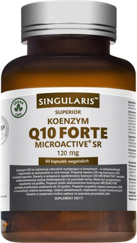 Вітамінний комплекс Singularis Koenzym Q10 Forte Microactive 60 капсул (5903263262947)