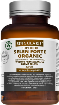 Селен Singularis Superior Forte Organic 60 капсул (5903263262664)