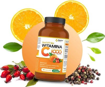 Witamina C Xenico Pharma XeniVit Bio 1000 90 caps (5905279876620)