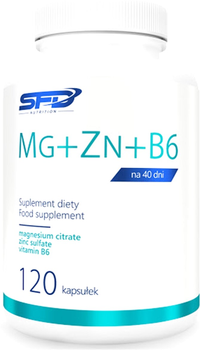 Вітамінно-мінеральний комплекс SFD Mg+Zn+B6 120 капсул (5902837734514)