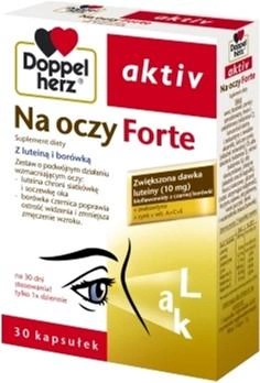 Kompleks witamin i minerałów Queisser Pharma Doppelherz Aktiv Na oczy Forte 30 caps (4009932577648)