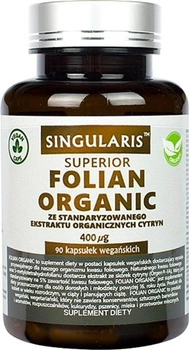 Вітамінний комплекс Singularis Superior Folian Organic 90 капсул (5903263262671)