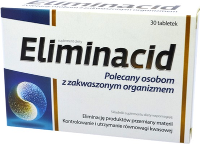 Kompleks witamin i minerałów Aflofarm Eliminacid 30 tabs (5902020845881)