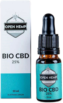 Kwasy tłuszczowe BioGlobal Open Hemp Bio CBD Oil 25% 10 ml (5903641175036)
