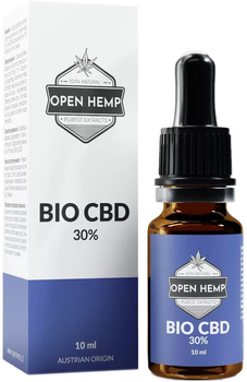 Kwasy tłuszczowe BioGlobal Open Hemp Bio CBD Oil 30% 10 ml (5903641175043)
