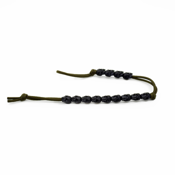 Шагомер Ranger Beads (Pacecounter) Black Skulls Olive Drab Green 5 км