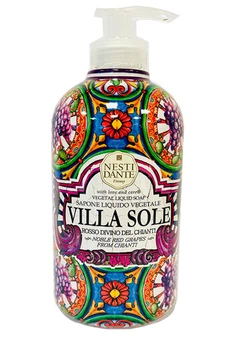 Итальянское жидкое мыло Nesti Dante Villa Sole Rosso Divino Del Chianti 500 мл