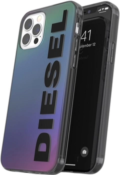 Панель Diesel Plecki Diesel для Apple iPhone 12/12 Pro для Apple iPhone 12/12 Pro Holographic/Black (8718846085830)