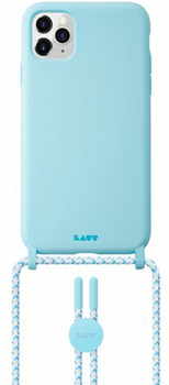 Etui plecki Laut Pastels Necklace do APple iPhone 12 mini Baby Blue (4895206919494)