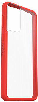 Etui plecki Otterbox React do Samsung Galaxy S21 Plus Transparent/Red (840104242711)