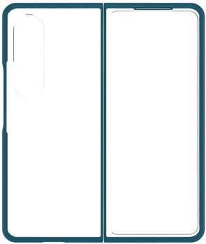 Etui plecki Otterbox Symmetry Flex Bluetiful do Samsung Galaxy Z Fold 4 Blue (840304705344)