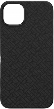Панель Richmond & Finch Black Vegan Leather для Apple iPhone 14 Plus Black (7350111355630)