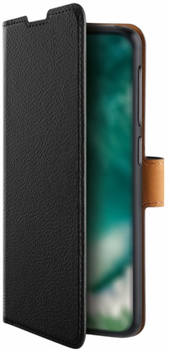 Etui z klapką Xqisit Slim Wallet do Samsung Galaxy A72 Black (4029948097435)