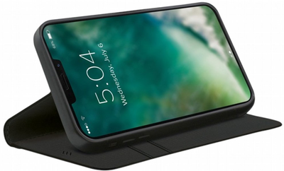 Etui z klapką Xqisit Slim Wallet do Apple iPhone 13 Black (4029948205847)