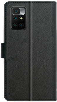 Etui z klapką Xqisit Slim Wallet do Xiaomi Redmi 10 2022 Black (4029948216539)