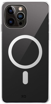 Etui plecki Xqisit Flex Case MagSafe do Apple iPhone 15 Pro Max Transparent (4029948227672)