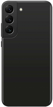 Etui plecki Xqisit Silicone Case do Samsung Galaxy S21 FE Black (4029948220802)