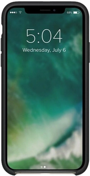 Etui plecki Xqisit Silicone Case do Apple iPhone 11 Black (4029948220888)