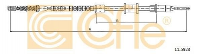 Трос ручника COFLE 115923 Opel Vectra 522620, 524561, 90334824