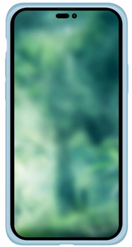 Etui plecki Xqisit Silicone Case do Apple iPhone 14 Pro Max Blue Fog (4029948220307)