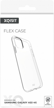 Etui plecki Xqisit Flex Case do Samsung Galaxy A22 4G Clear (4029948205472)