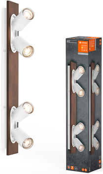 Светильник спотовый LEDVANCE SPOT DECOR SPOT MERCURY 4X3,4W 2700K 920Lm GU10 белый (4058075833616)