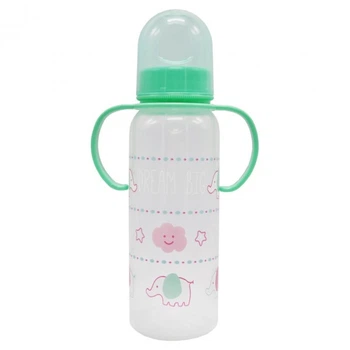 Бутылочка пластиковая с ручками MGZ-0207(Green) 250 мл