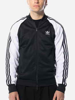 Bluza rozpinana sportowa męska Adidas Adicolor Classics SST IK7025 L Czarny/Biały (4066761609285)