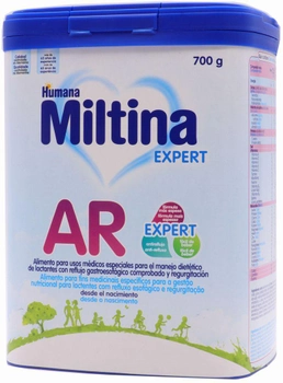 Молочна суміш для дітей Humana Miltina AR Anti Regurgitation Milk 700 г (8427045180030)
