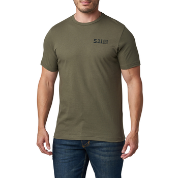 Футболка з малюнком 5.11 Tactical Ballistic Meditation RANGER GREEN M (76148-186)