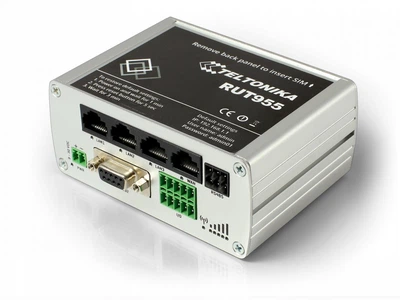 Маршрутизатор Teltonika 4G/ETH/WIFI/GPS/DualSIM/IO (RUT955 SILVER)